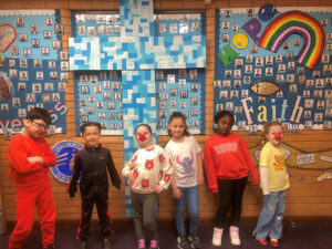 Children celebrating Red Nose Day